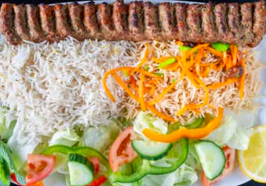 Assiette Shami Kabab #6